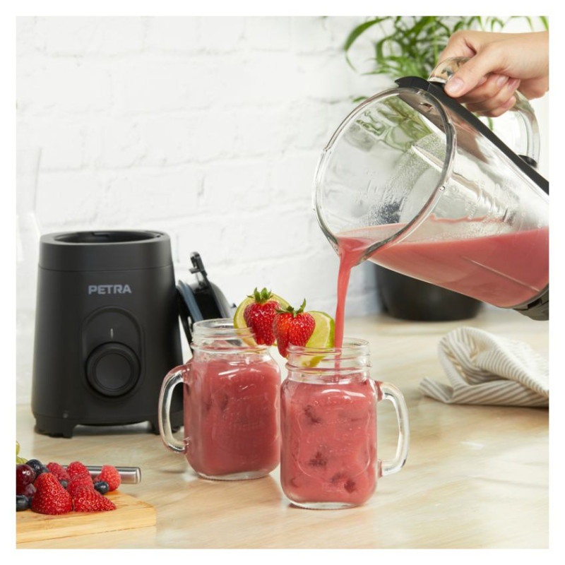 Petra PT5531MBLKVDE Glass Jug blender black