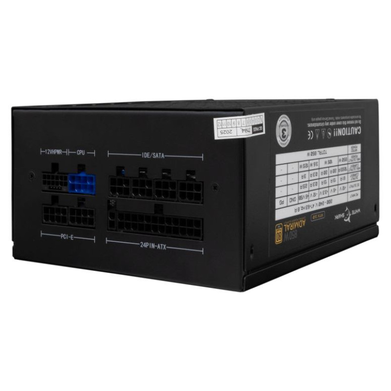 White Shark GPSU-850W Admiral 850W 80+ GOLD Full Modular