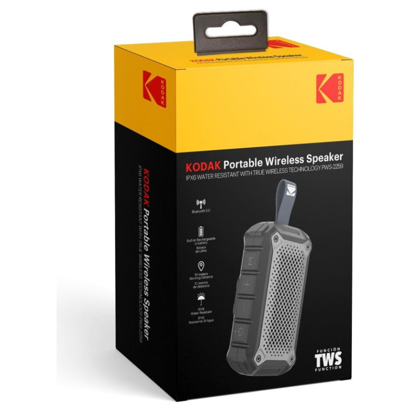 Kodak PWS-2259 Portable Wireless Speaker