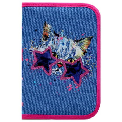 Hama 00139125 Crazy Cat, 21 cm x 17 cm, Blue/Pink