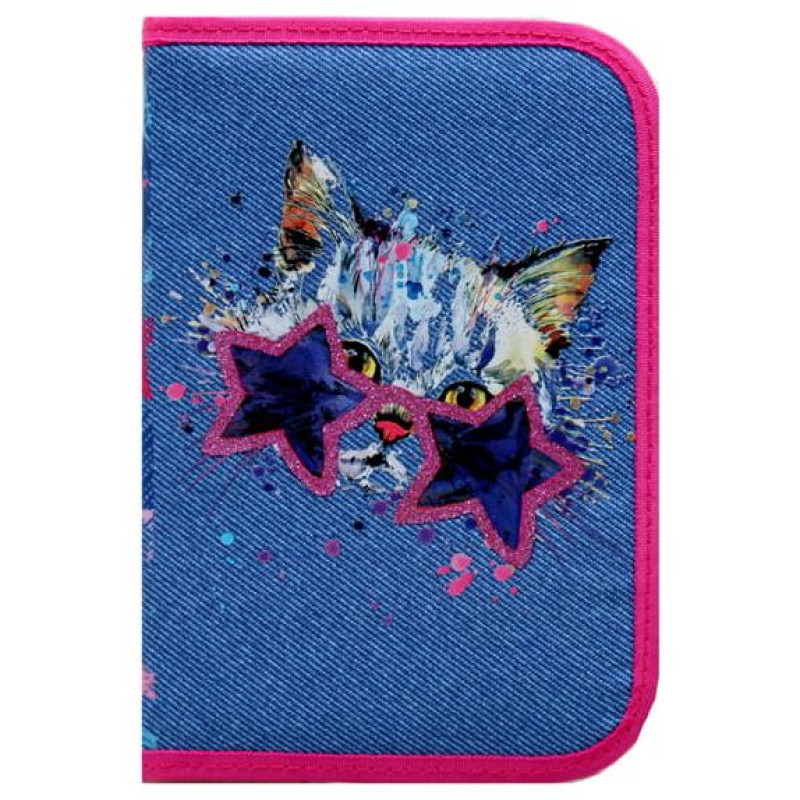 Hama 00139125 Crazy Cat, 21 cm x 17 cm, Blue/Pink