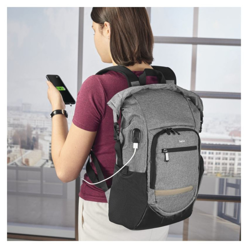Hama 00217239 Terra Backpack 15.6 Grey