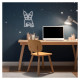 Manta SNL66WH Style Neon Lights FRENCH BULLDOG White