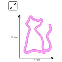 Manta SNL06PK Style Neon Lights CAT Pink