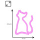 Manta SNL06PK Style Neon Lights CAT Pink