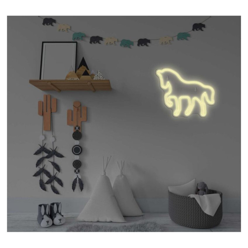 Manta SNL103WH Style Neon Lights HORSE  White