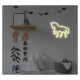 Manta SNL103WH Style Neon Lights HORSE  White