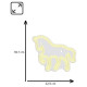 Manta SNL103WH Style Neon Lights HORSE  White