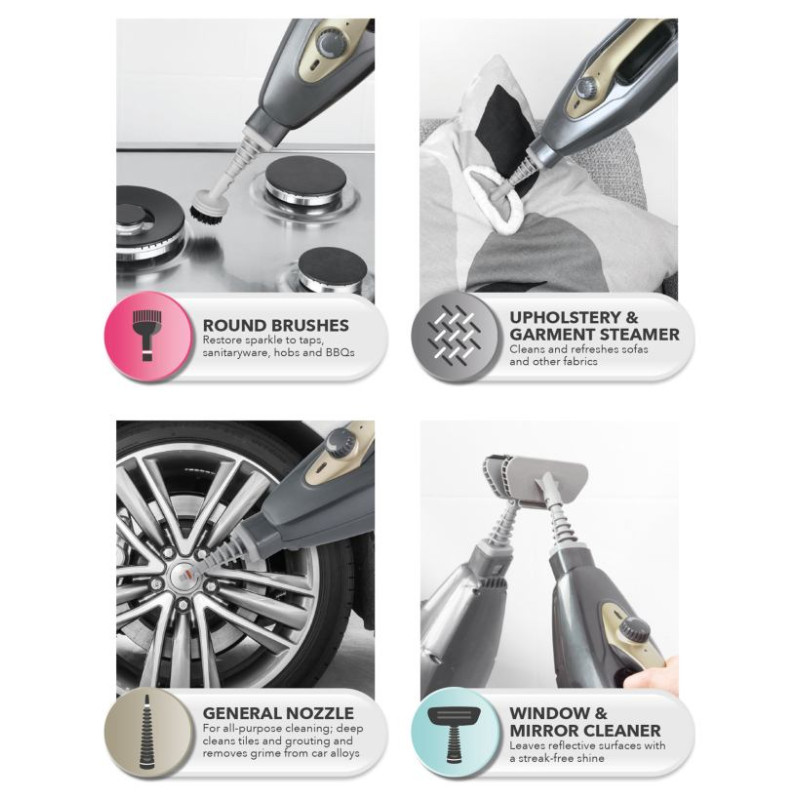 Beldray BEL01732TTVDE 14 in1 Steam Cleaner