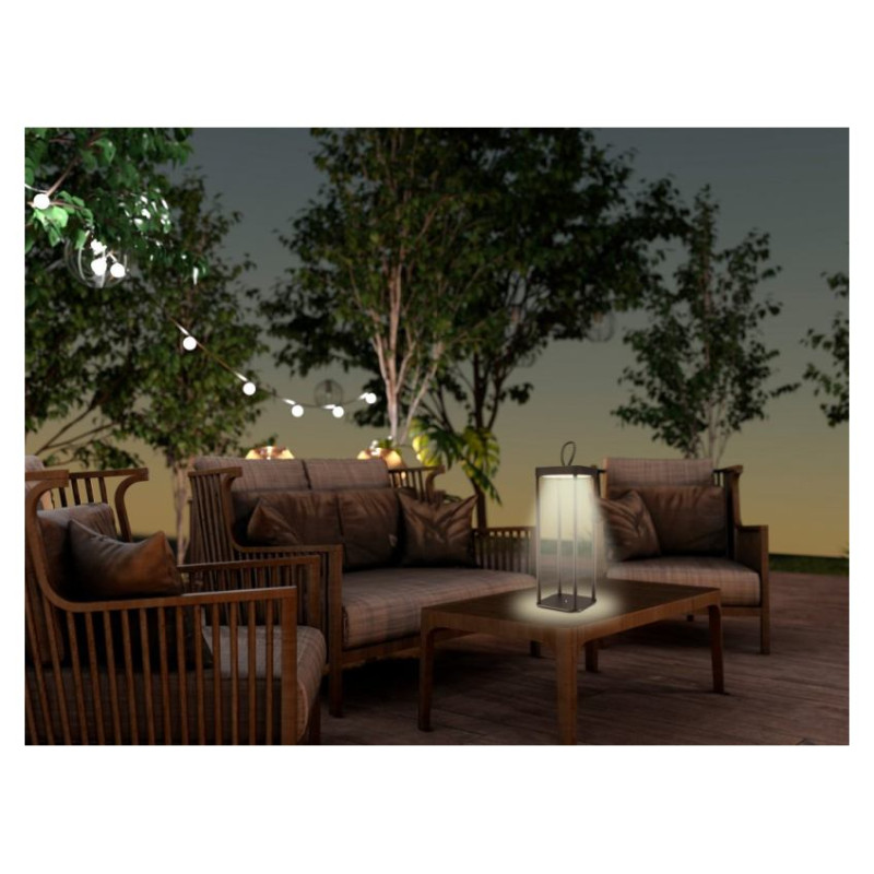 Beper P207ILI102 Rechargeable Lantern Corten