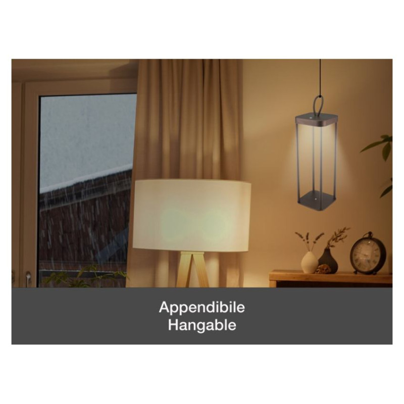 Beper P207ILI102 Rechargeable Lantern Corten