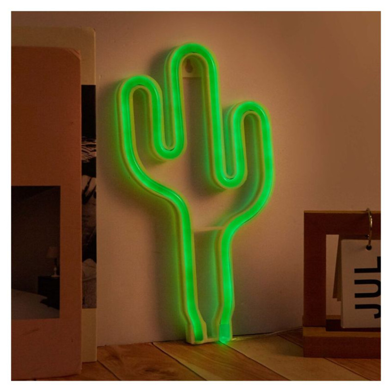 Manta SNL74GN Style Neon Lights CACTUS green