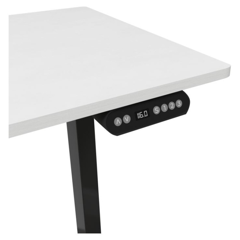 White Shark Gaming Desk Axiom-W Set of 2 pcs.(1/2 + 2/2) White-1 Motor