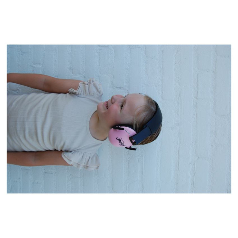 Jippie's trok&scaron;ņus slāpējo&scaron;as austiņas bērniem, gai&scaron;i rozā - 858524