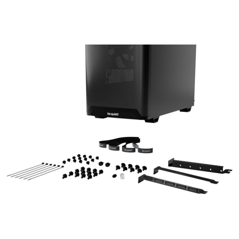 Be Quiet Case|BE QUIET|PURE BASE 501|MidiTower|Not included|ATX|MicroATX|MiniITX|Colour Black|BG074