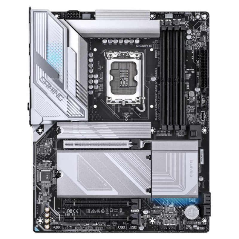 Gigabyte Mainboard|GIGABYTE|Intel B860 Express|LGA1851|ATX|Memory DDR5|Memory slots 4|1xPCI-Express 16x|2xM.2|1xHDMI|1xDisplayPort|1xAudio-In|1xAudio-Out|1xMicrophone|5xUSB 2.0|3xUSB 3.2|1xUSB-C|1xRJ45|B860GAMINGXWIFI6E1.0