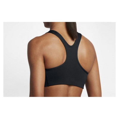 Nike Swoosh Futura Bra W 899370-010 Sports Bra (XS)