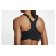 Nike Swoosh Futura Bra W 899370-010 Sports Bra (XS)