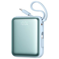 Joyroom JR-PBF27 22.5W 10000mAh Powerbank with Two Built-in Cables - Blue