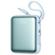 Joyroom JR-PBF27 22.5W 10000mAh Powerbank with Two Built-in Cables - Blue