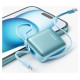 Joyroom JR-PBF27 22.5W 10000mAh Powerbank with Two Built-in Cables - Blue
