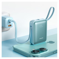 Joyroom JR-PBF27 22.5W 10000mAh Powerbank with Two Built-in Cables - Blue