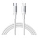 Joyroom S-A28 Flash Series 30W USB-C to Lightning cable 1m - white