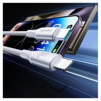 Joyroom S-A28 Flash Series 30W USB-C to Lightning cable 1m - white