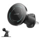 Joyroom JR-ZS502 MagSafe Compatible Car Holder with Wireless Charger for Air Vent/Dashboard - Black
