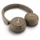Guess Metal Logo Script Over-Ear Headphones - Brown