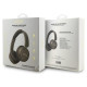 Guess Metal Logo Script Over-Ear Headphones - Brown