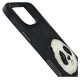 Nimmy Big Eyed Pet 2.0 Panda case for iPhone 15 Pro - black