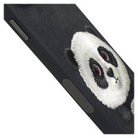 Nimmy Big Eyed Pet 2.0 Panda case for iPhone 15 Pro - black