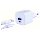 3Mk Protection 3mk Hyper GaN Charger 20W QC4+ PD PPS USB-C USB-A Wall Charger - White