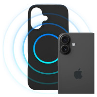 3Mk Protection 3mk Hardy MagSilicone Case for Apple iPhone 16 Plus - Black