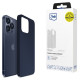 3Mk Protection 3mk Silicone Case for iPhone 15 Pro Max - Navy Blue