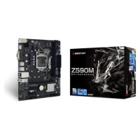 Biostar Mainboard|BIOSTAR|Intel Z590 Express|LGA1200|Micro-ATX|Memory DDR4|Memory slots 2|2xPCI-Express 3.0 1x|1xPCI-Express 4.0 16x|1xM.2|1x15pin D-sub|1xHDMI|4xUSB 2.0|2xUSB 3.2|2xPS/2|1xRJ45|3xAudio port|Z590MHP