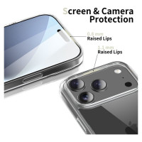 Tech-Protect FlexAir Hybrid Case for iPhone 17 Pro - Clear