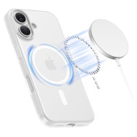 Tech-Protect MagSlim MagSafe case for iPhone 17 - matte white