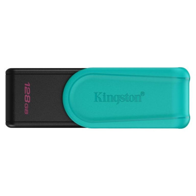 Kingston 128GB Portable USB 3.2 Gen 1 DataTraveler Exodia S (Black/Turquoise)