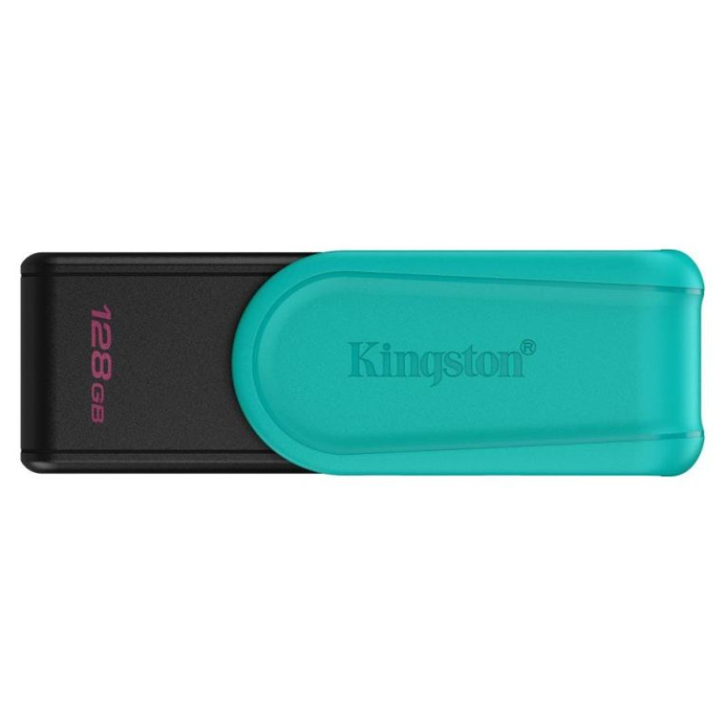 Kingston 128GB Portable USB 3.2 Gen 1 DataTraveler Exodia S (Black/Turquoise)