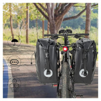 Rockbros 30140022001 waterproof bicycle bag for trunk - black
