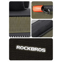 Rockbros 30120079001 bicycle bag for 1.7 l frame - green and black
