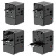 Dudao A35Pro 35W EU / UK / AUS / US / JP travel adapter 3x USB-C 2x USB-A - black