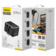 Dudao A35Pro 35W EU / UK / AUS / US / JP travel adapter 3x USB-C 2x USB-A - black