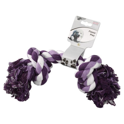 Europet Bernina Kokvilnas rotaļlieta suņiem XXL 500mm/700g gzaļa, sārta, zila, purpura