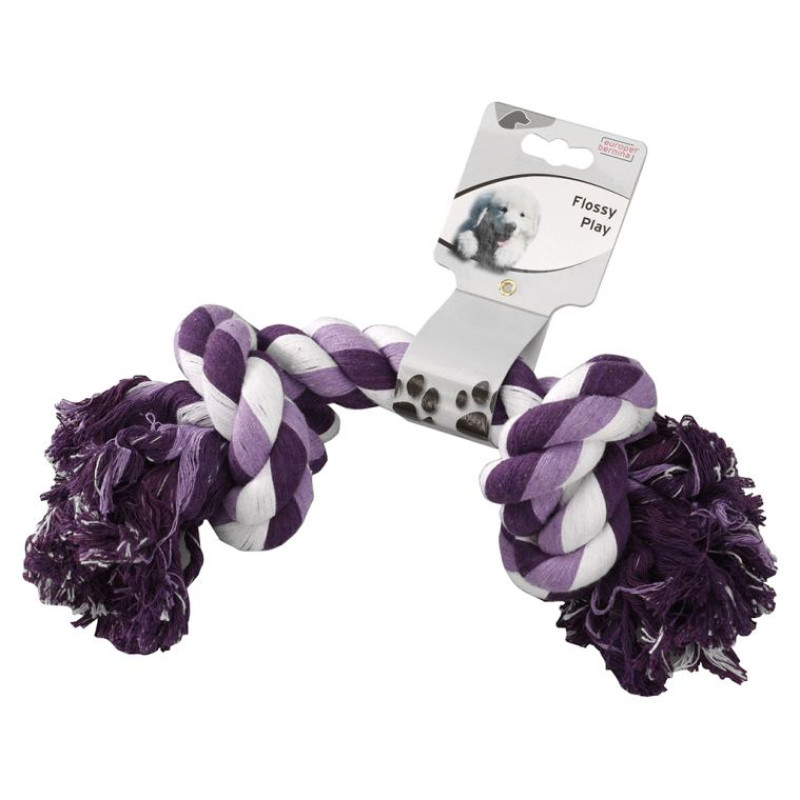 Europet Bernina Kokvilnas rotaļlieta suņiem XXL 500mm/700g gzaļa, sārta, zila, purpura