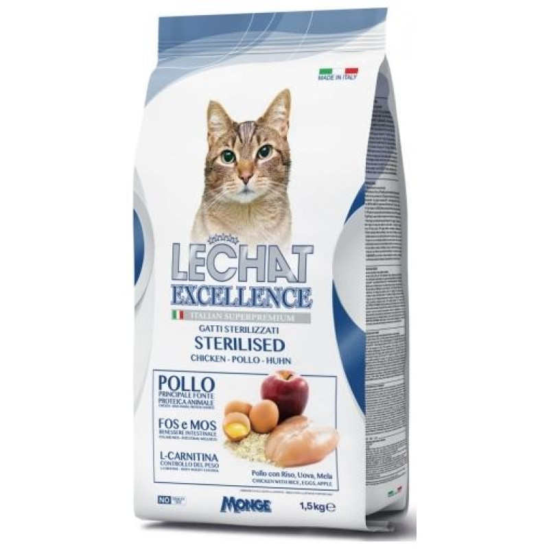 Lechat Excellence Sterilized 0,4 kg - barība kaķiem