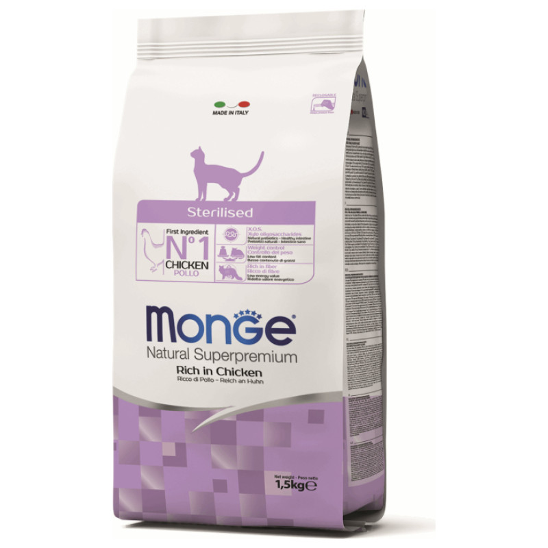 Monge Cat Sterilised Rich in Chicken 1,5 kg