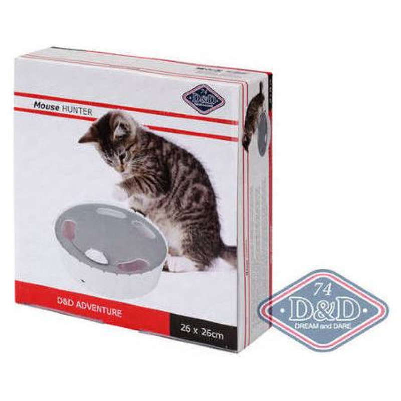 Europet Bernina Rotaļlieta kaķiem ADVENTURE MOUSE-HUNTER 26,5x26,5x7 cm